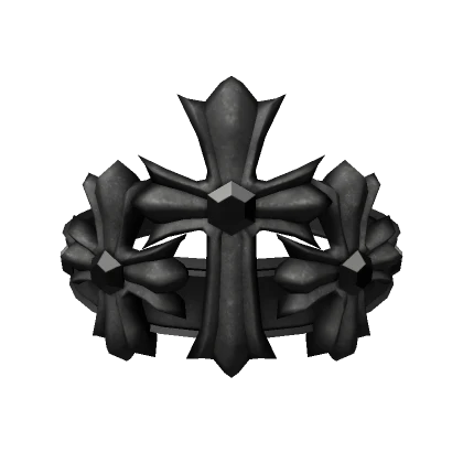 Obsidian Cross Crown