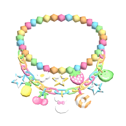 Decora Harajuku Mori Kei Kidcore Colorful Chain