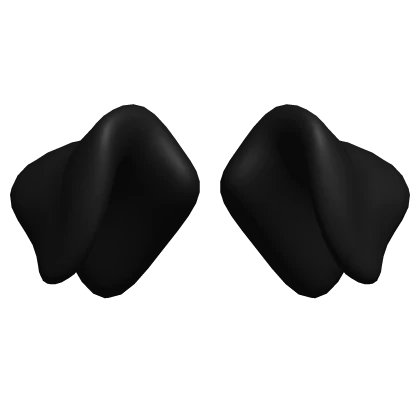 Black Floppy Doggy Ears