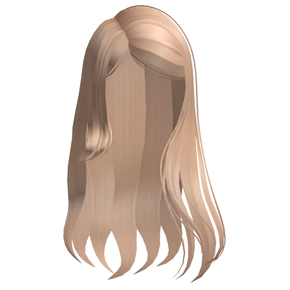 Long Sleek Side Bang Hair (Blonde)