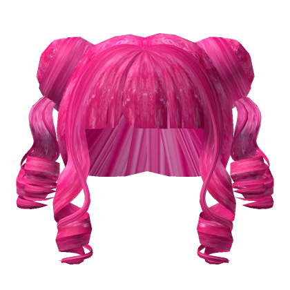 Slime Pink Curly Juicy Buns 