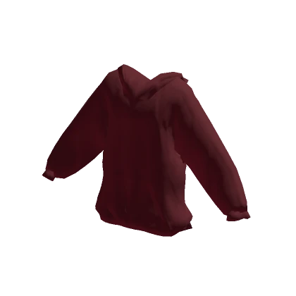 Oversized Angel Hoodie - Red