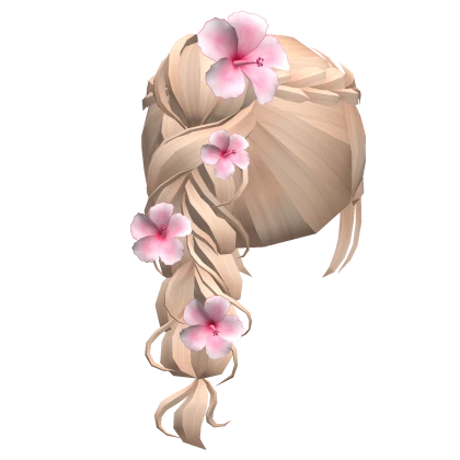 🍀Summer Braided Ponytail (Blonde & Pink)
