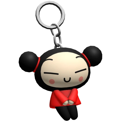 ♡ pucca cute keychain