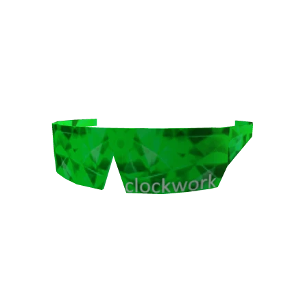 Green Sparkletime Clockwork Shades
