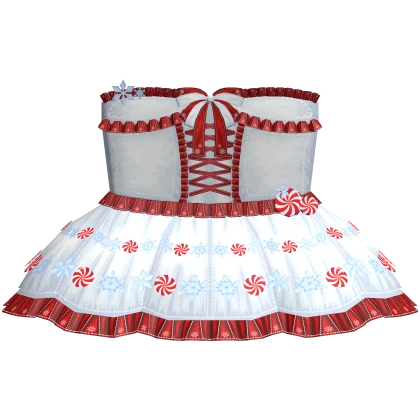 Cute Peppermint Christmas Dress