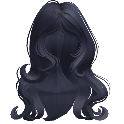 ♡ Wavy Mystical Swirls in Navy Blue