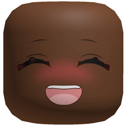 Happy Chibi Face [Brown]