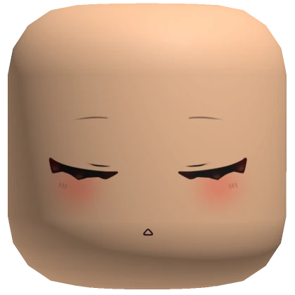 Sleepy Chibi Face [Beige]