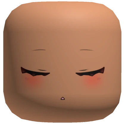 Sleepy Chibi Face [Tan]