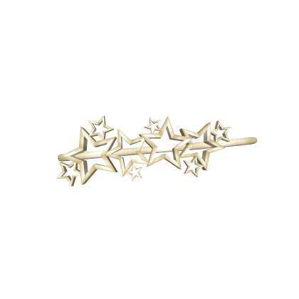 Star Cluster Hairclip - Gold