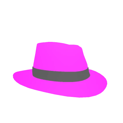 Pink Neon Fedora