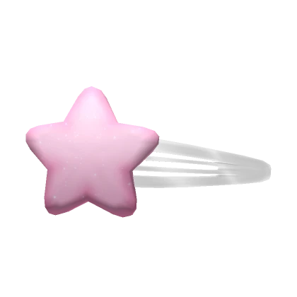 Star Hair Clip Pink