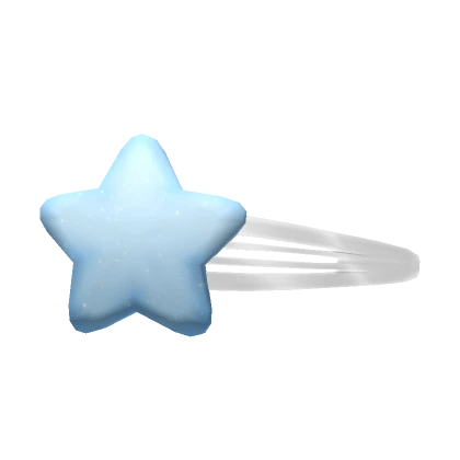 Star Hair Clip Blue