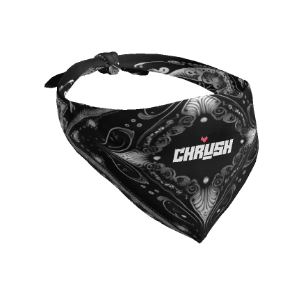 CHRUSH Face Bandana in Black