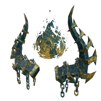 Chained Steel Horns of Golden Blue Realms (EFFECT)