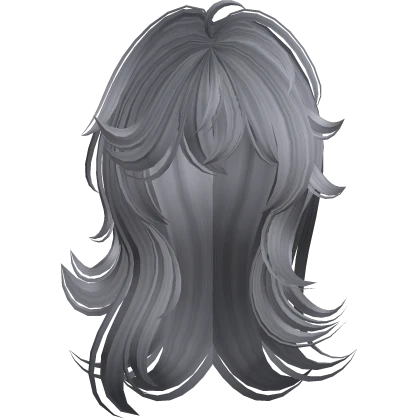 Anime Punk Messy Girl Hair (Grey)