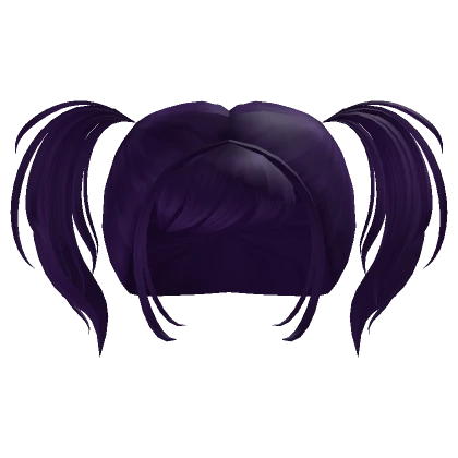 Y2K Popular Pigtails (Deep Purple)