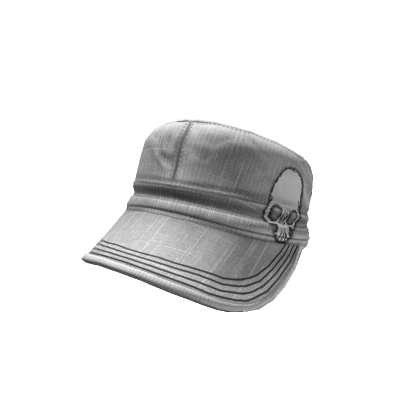 White Rebel Vanguard Y2K Cadet Cap 