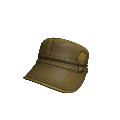 Brown Rebel Vanguard Y2K Cadet Cap 