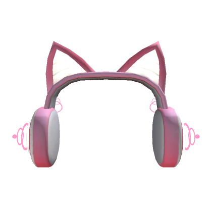 Pink Cat Headphones