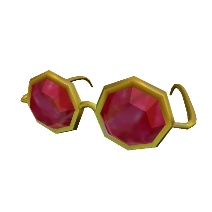 Ruby Gemstone Glasses