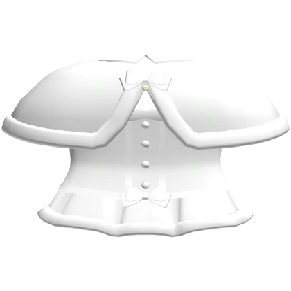 White Pretty Cutesy Kawaii Christmas Winter Coat 