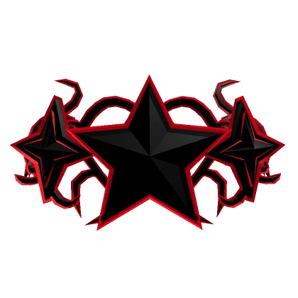 Dark Red Star Cyber Sigil Crown