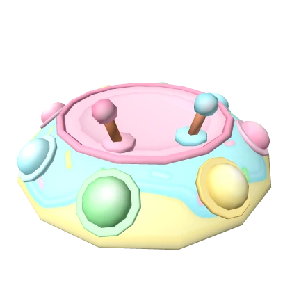 ♡ kawaii astro donut colorful pastel space ufo