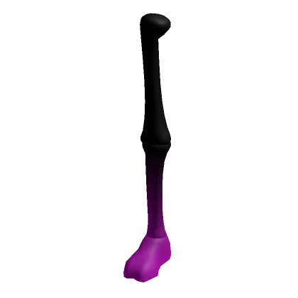 Black Purple Skelly Right Leg