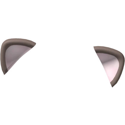 kawaii curious droopy cat ears in dust brown