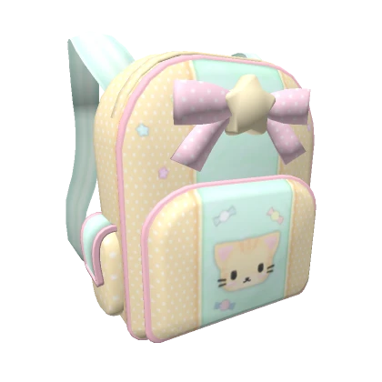 kawaii pastel kitty backpack ♡ 3.0