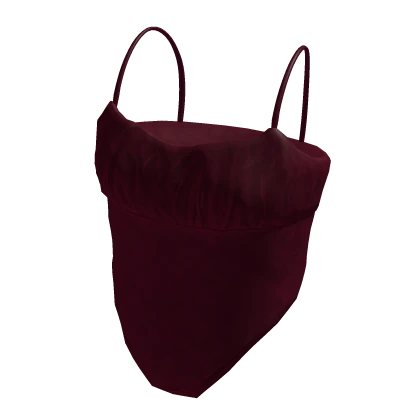 Leather Red Trendy Fashion Y2K Grunge Crop Top