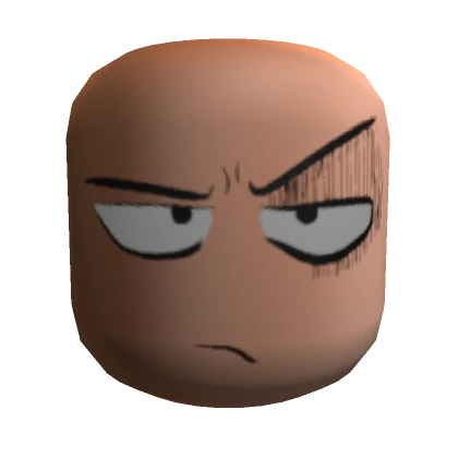 Angry Man head