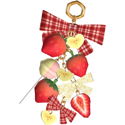 Harajuku Igari Strawberry Banana Igari Keychain