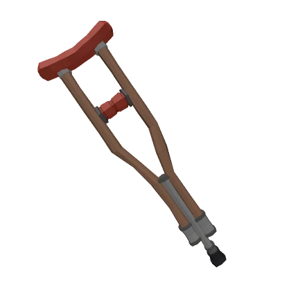 Low Poly Hospital Crutch