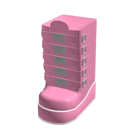 3.0 Left High Thigh Pink Boot (Korblox)