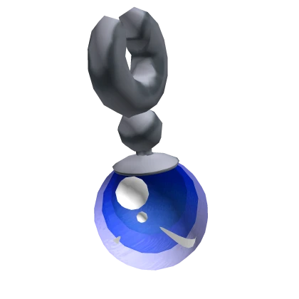 Blue Left God Earring