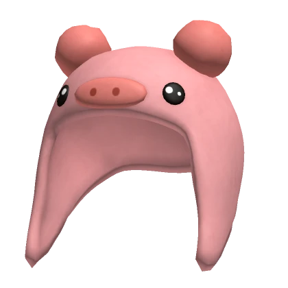 Pink Cute Pig Hood