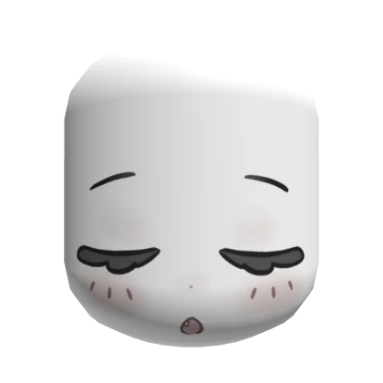 Sleeping Cushy Face (with fang)