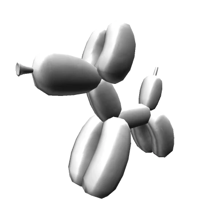 Silver Balloon Dog