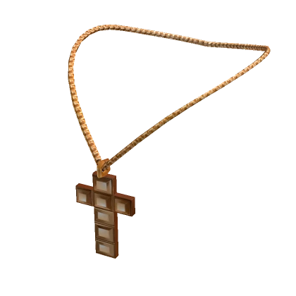 Antique bronze cross necklace (2.0)