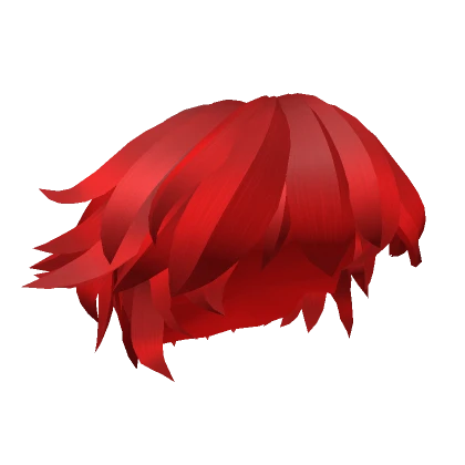 Red  Spiky Hair