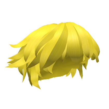 Yellow Spiky Hair