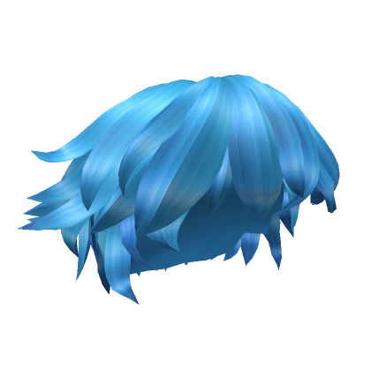 Blue Spiky Hair