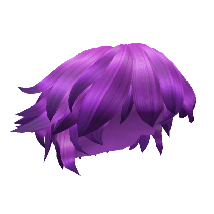 Purple  Spiky Hair