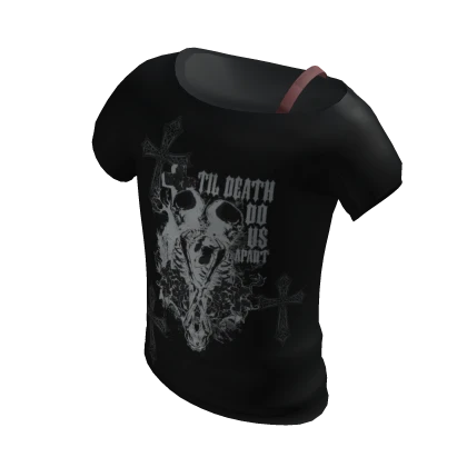 tanktop emo gothic skull t shirt