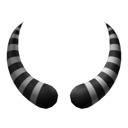 White Striped Monster Horns