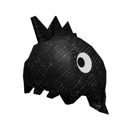 Black Dino Fabric Beanie