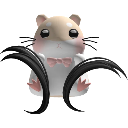 Hamster On Head Black